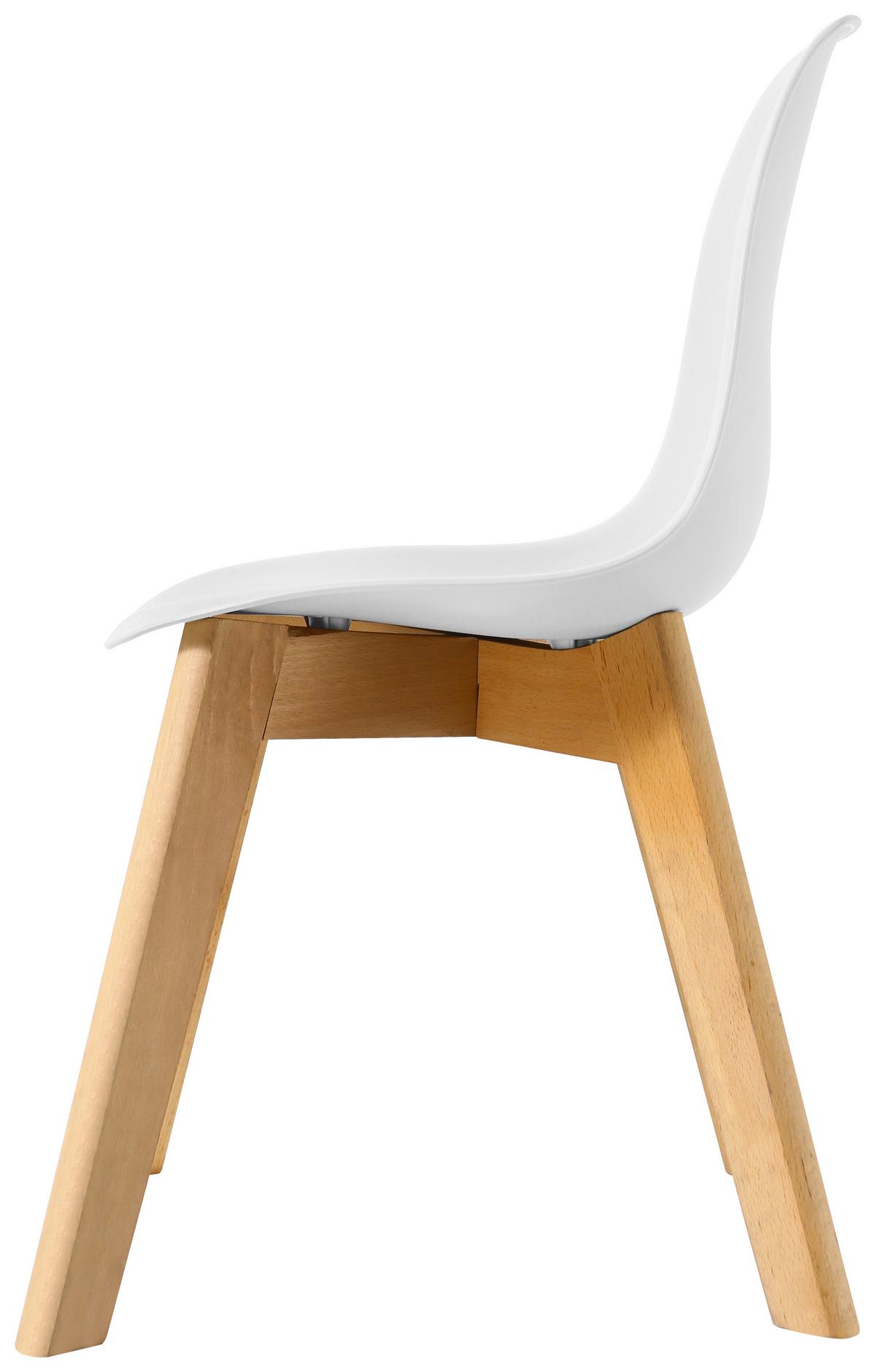 Dětská židle STEVE bílá - bílá, Moderní, dřevo/plast (32/57/32cm) - Based