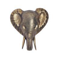 Wanddeko Goldfarben B: 33 cm - Goldfarben, Design, Metall (33/41/20cm) - Livetastic