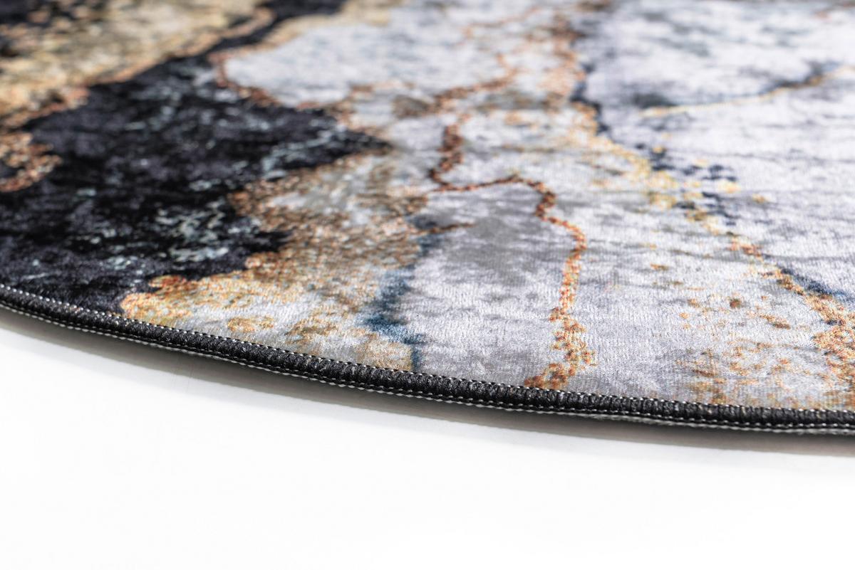 Szőnyeg Zephy Átmérő Kb. 120cm - színes, Basics, textil (120cm) - Luca Bessoni