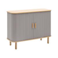 KOMODA ARVID -EXKLUSIV- - sivá/prírodná farba, Modern, drevo/kompozitné drevo (100/75/40cm) - Mömax