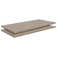 Einlegeboden Fifty - Grau, KONVENTIONELL, Holzwerkstoff (98/2,2/50cm) - Luca Bessoni