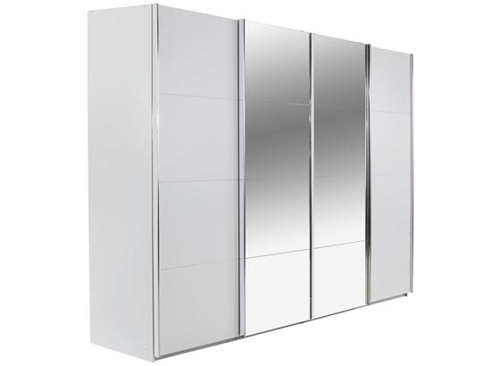 Skriňa S Posuvnými Dverami Bensheim 361x230cm - biela, Moderný, kompozitné drevo (361/230/62cm) - James Wood Skriňa S Posuvnými Dverami Bensheim 361x230cm - biela, Moderný, kompozitné drevo (361/230/62cm) - James Wood