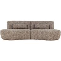 Bigsofa Batavier Hellbraun B: 254cm - Hellbraun, Design, Textil (254/74/122cm) - Livetastic