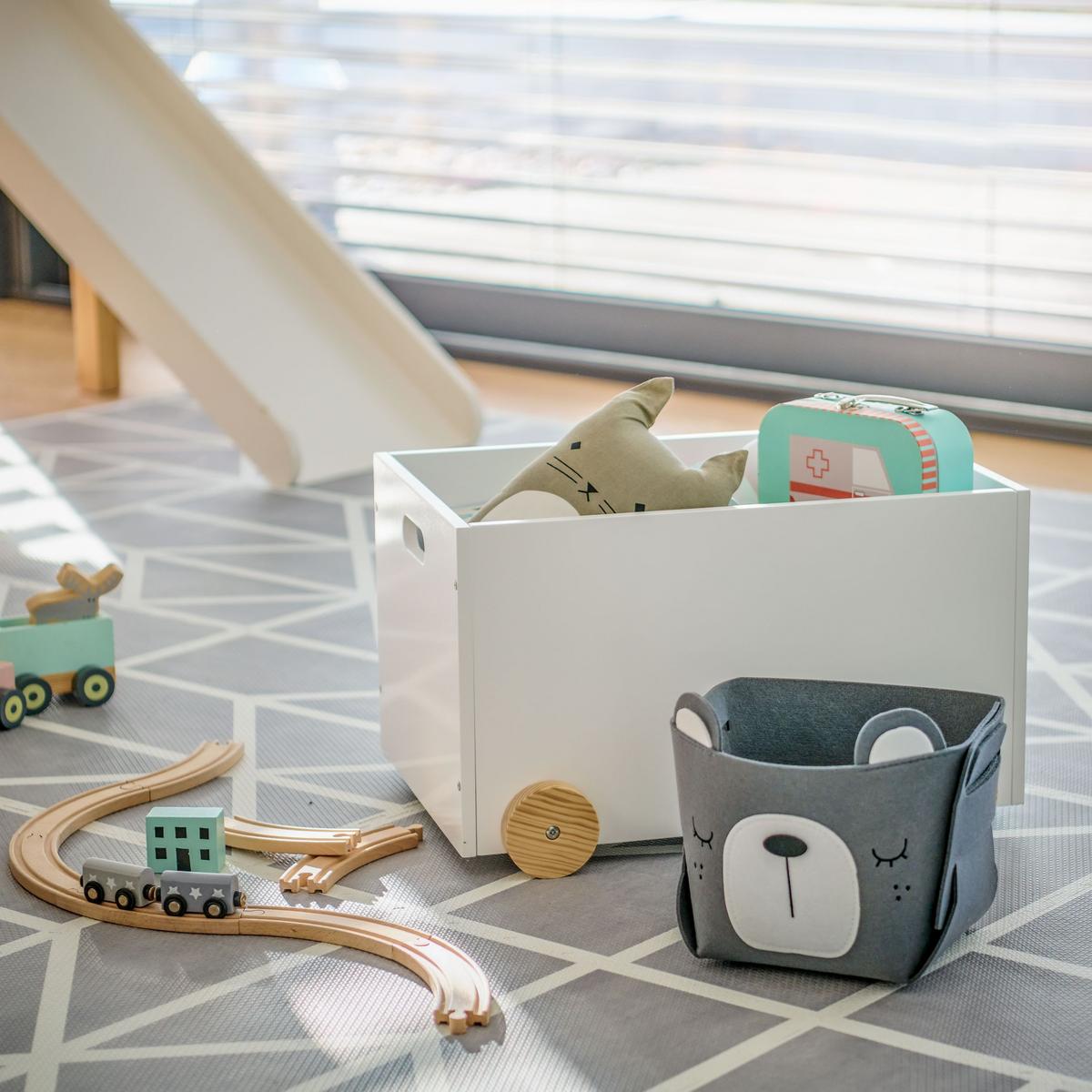 Spielzeugbox Kinder-Spielzeugkiste M. R - Weiß, Basics, Holz/Holzwerkstoff (50/36/30cm) - Zeller Present