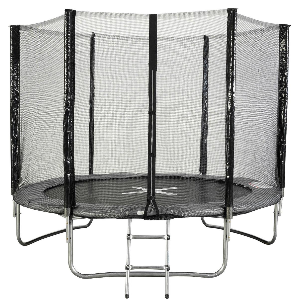 Trampolína 8 Feet Ø ca. 244cm - šedá/černá, kov/plast (244/205cm) - Based