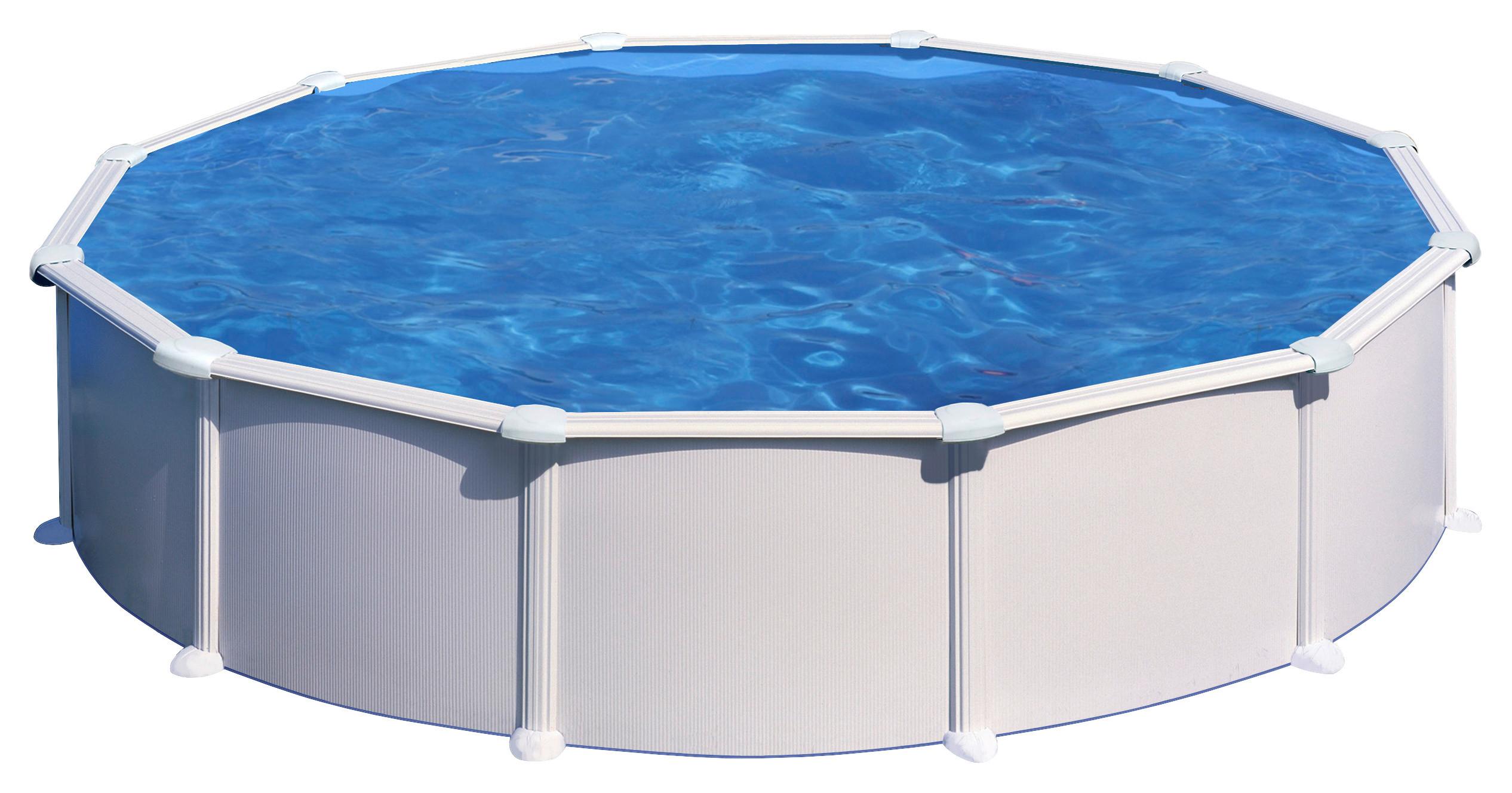 Pool-Set Gre Pool Kitpr558 - Weiß, KONVENTIONELL, Metall (570/132cm) - Gre