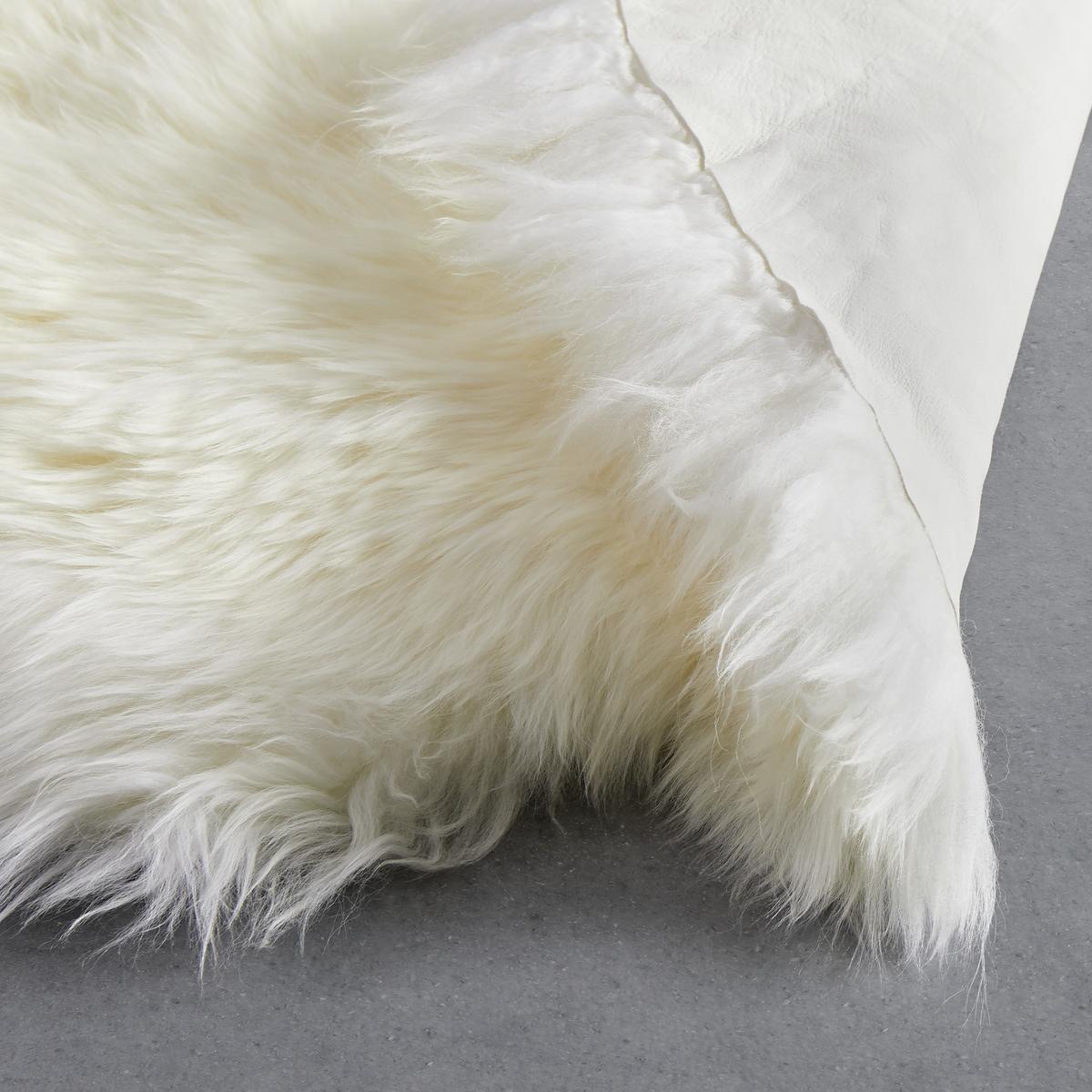 OVČIA KOŽUŠINA Jenny, 90-105/60cm, biela - biela, kožušina (60/90-105cm) - Modern Living