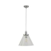 HÄNGELEUCHTE 3228CC PYRAMID  PENDANT - Klar, Basics, Glas/Metall (29/28/29cm)