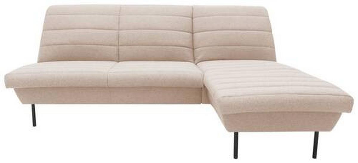 Ecksofa Looks Ix - Creme/Schwarz, Design, Textil (214/168cm) - LOOKS by W.Joop