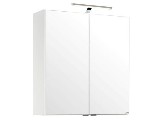 Spiegelschrank Siena 60cm Weiß - Weiß, MODERN, Holzwerkstoff (60/65/20cm) Spiegelschrank Siena 60cm Weiß - Weiß, MODERN, Holzwerkstoff (60/65/20cm)