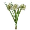 Umělá rostlina Allium, V:28cm,fialová - bílá/zelená, Konvenční, plast (28cm) - Modern Living