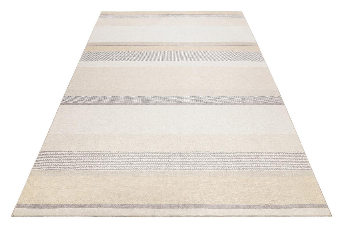 Flachwebteppich Ben Taupe/Sandfarben 120x170 cm - Taupe/Sandfarben, KONVENTIONELL, Textil (120/170cm) - Esprit