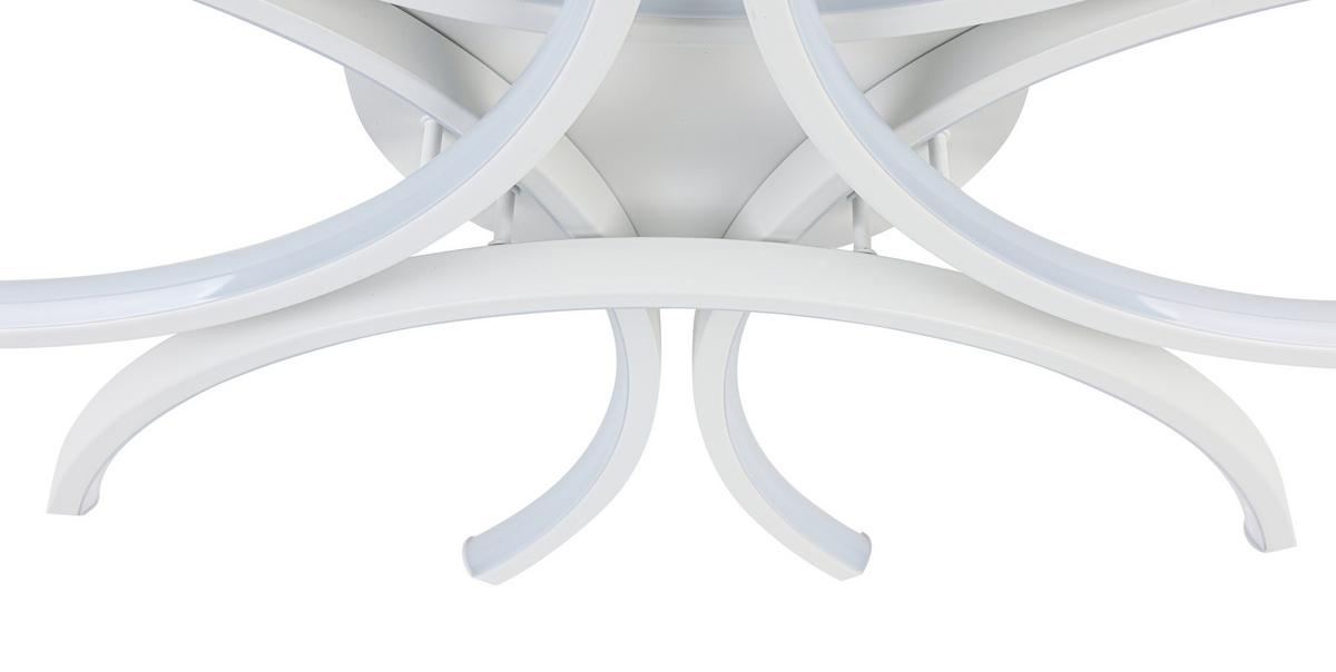 STROPNÉ LED SVIETIDLO WILMA - biela, Modern, kov/plast (60/60/8,5cm) - Mömax