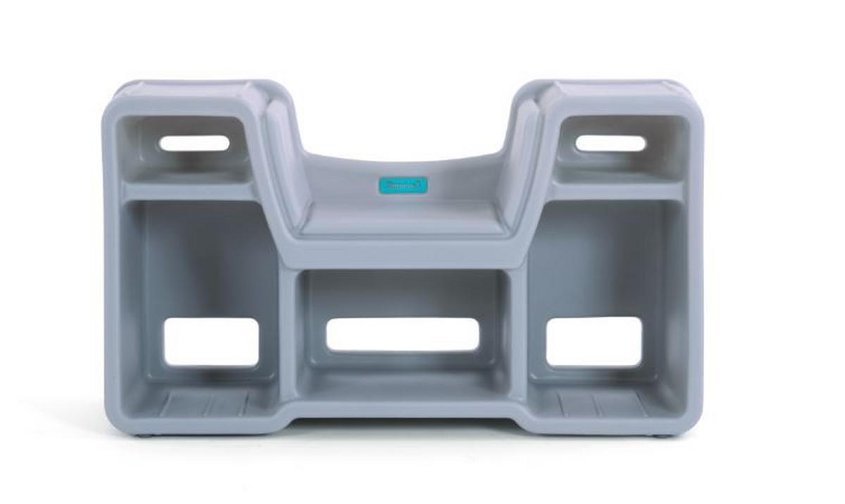 Kinderbank Simplay3 2-in-1 Kunststoff Grau Mit Stauraum - Grau, Basics, Kunststoff (89,4/26,7/49,5cm)