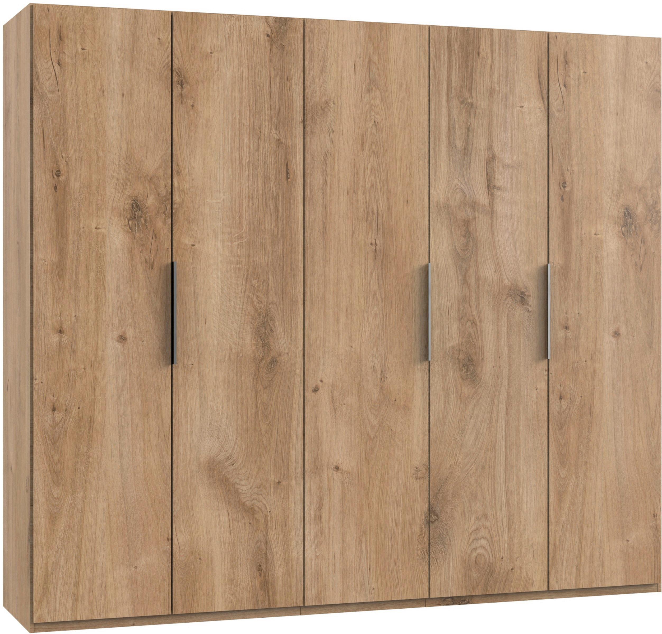 Drehtürenschrank B: 250 cm Level, Eiche Dekor - Eichefarben, MODERN, Holzwerkstoff (250/216/58cm) - MID.YOU
