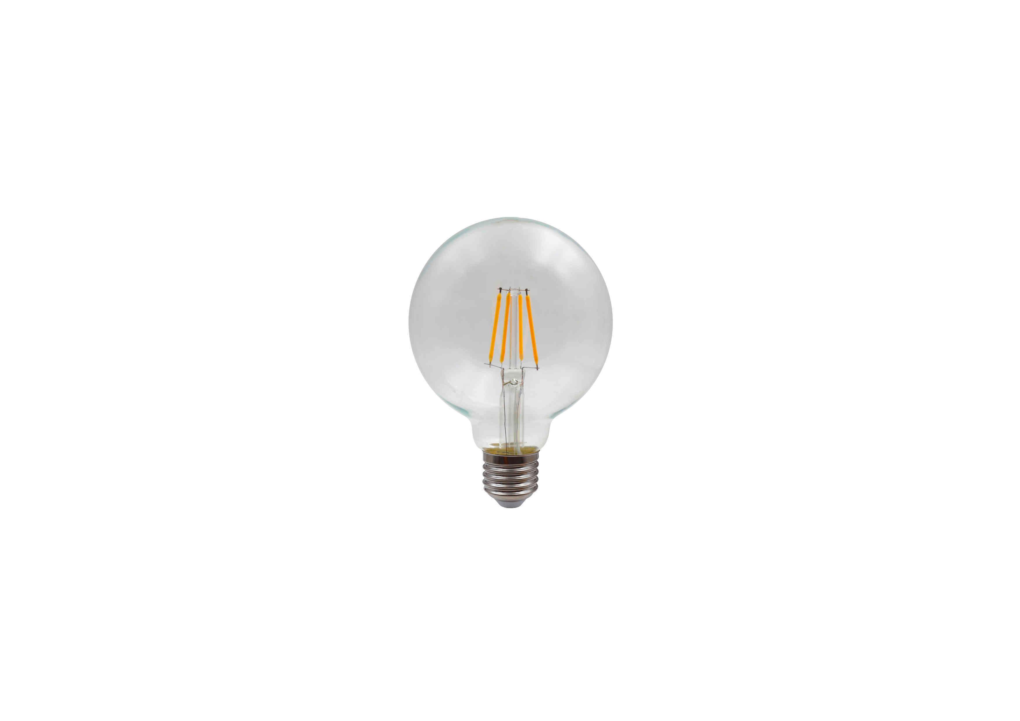 LED ŽÁROVKA 11526DC - čiré, sklo (9,5/14cm) - Globo