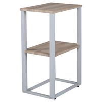 NACHTTISCH Rise Grau B: 30cm - Grau, Design, Holz/Metall (30/70/45cm) - Livetastic