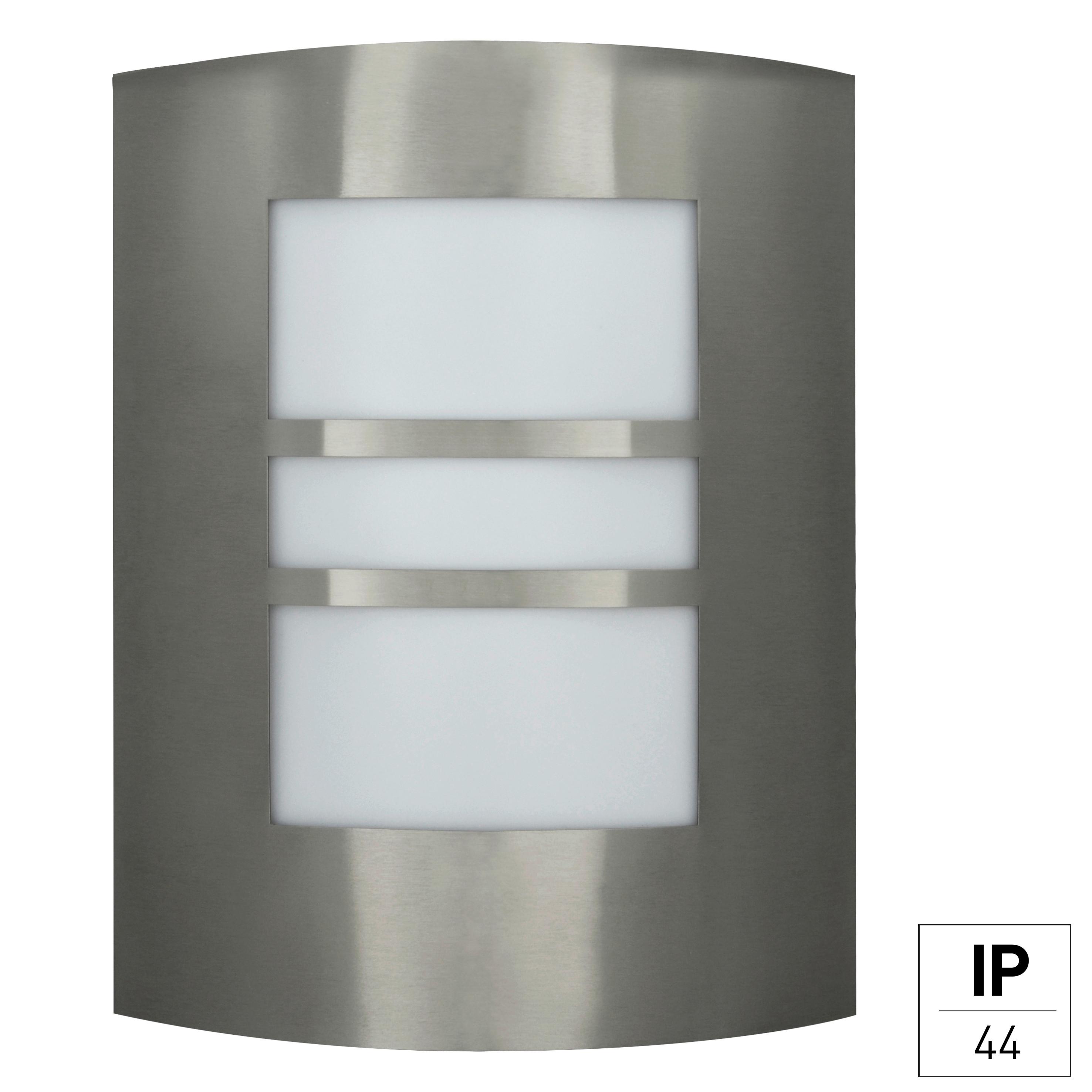 Außenwandleuchte 2528000112396 - Schwarz/Alufarben, KONVENTIONELL, Metall (26/23/97cm)