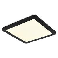 LED-Deckenleuchte 4000k, 18w, 2100lm - Opal/Schwarz, Basics, Kunststoff (30/30/3cm) - Globo