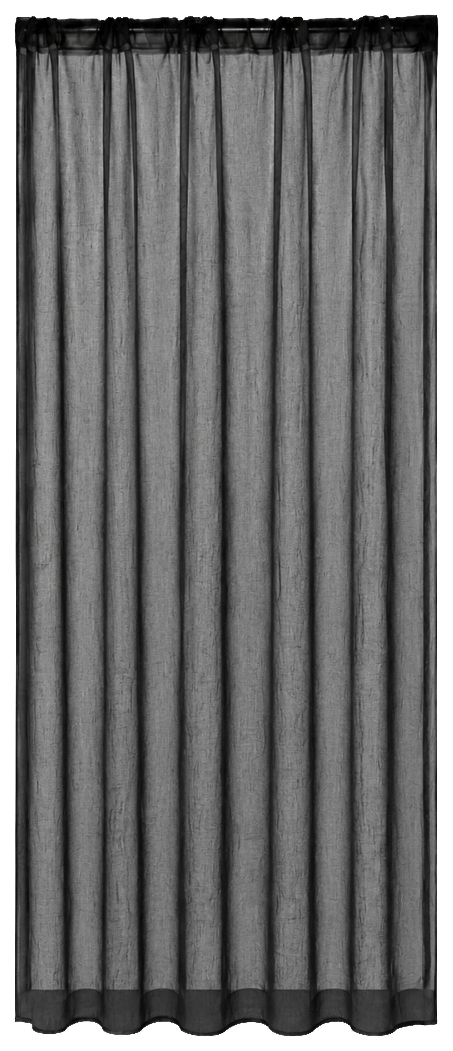 Készfüggöny Dolly Kb. 140/245cm - fekete, Konventionell, textil (140/245cm) - Ondega