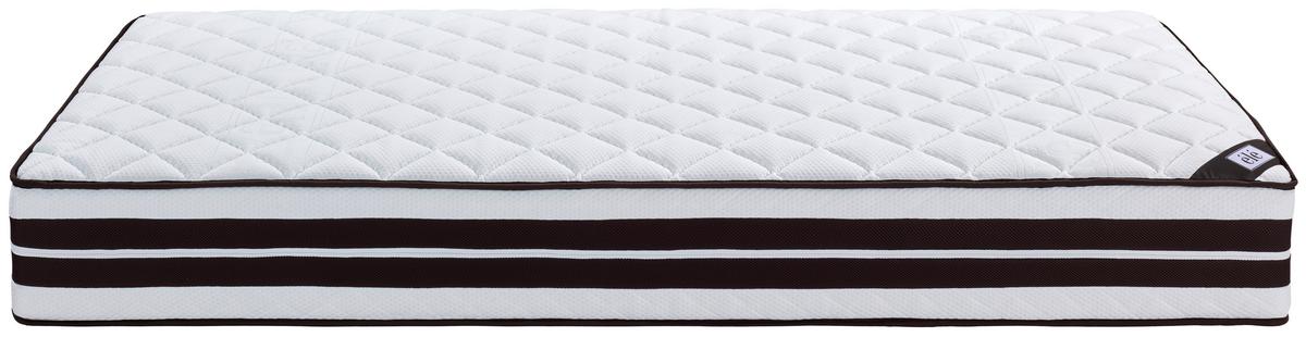 Taschenfederkernmatratze Cecile 140x200cm Mittelfest - Weiß, Textil (140/200cm) - Ele