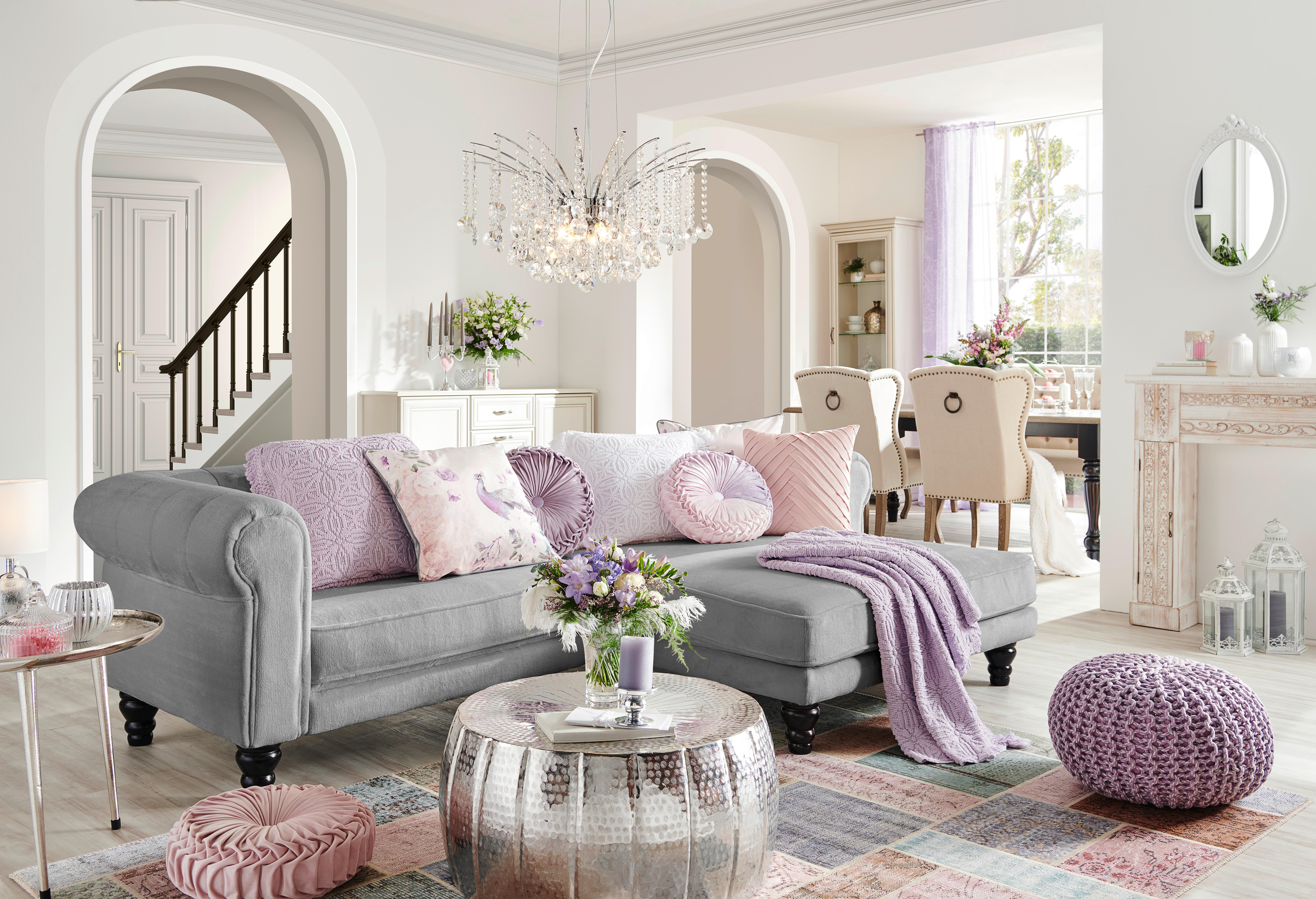 Ecksofa Jonte Grau S: 260x160 Cm - Dunkelbraun/Grau, Design, Textil (260/160cm) - MID.YOU