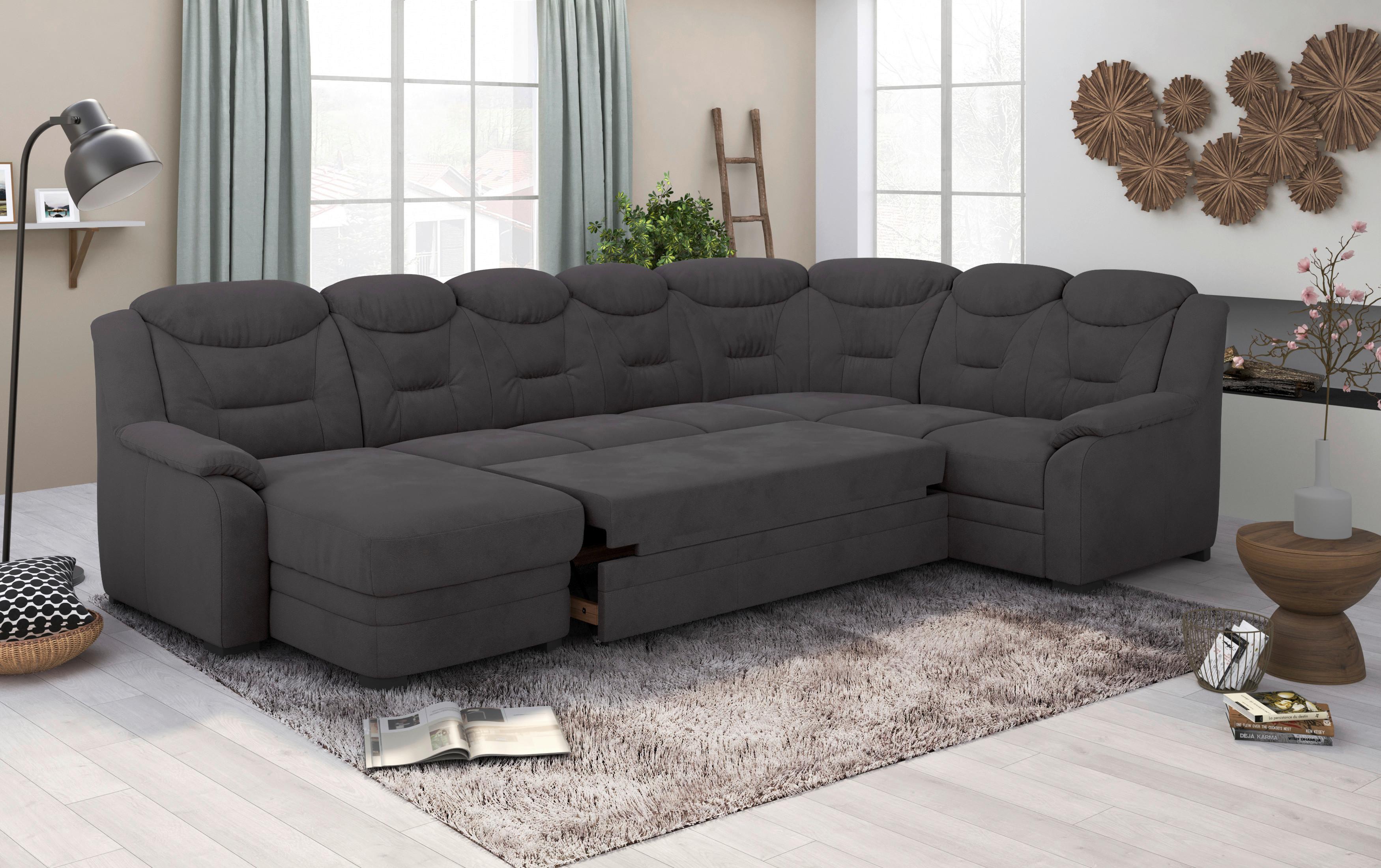 Wohnlandschaft mit Schlaffunktion