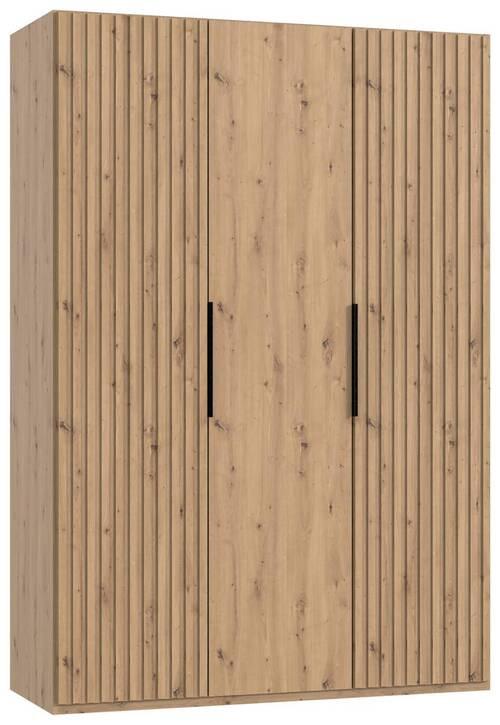 Drehtürenschrank 150 Cm Andorra Eiche Artisan - Eiche Artisan, MODERN, Holzwerkstoff (150/216/58cm) - MID.YOU