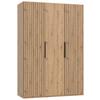 Drehtürenschrank 150 cm Andorra Eiche Artisan - Eiche Artisan, MODERN, Holzwerkstoff (150/216/58cm) - MID.YOU
