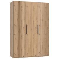 Drehtürenschrank 150 Cm Andorra Eiche Artisan - Eiche Artisan, MODERN, Holzwerkstoff (150/216/58cm) - MID.YOU