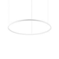Led-hängeleuchte Oracle Slim Weiß D: 90 Cm - Weiß, Design, Kunststoff/Metall (90/27,5/202,5cm) - Ideal Lux
