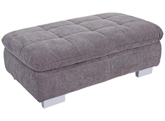 Hocker Larry - Silberfarben/Grau, MODERN, Holz/Holzwerkstoff (135/42/63cm) - Luca Bessoni Hocker Larry - Silberfarben/Grau, MODERN, Holz/Holzwerkstoff (135/42/63cm) - Luca Bessoni