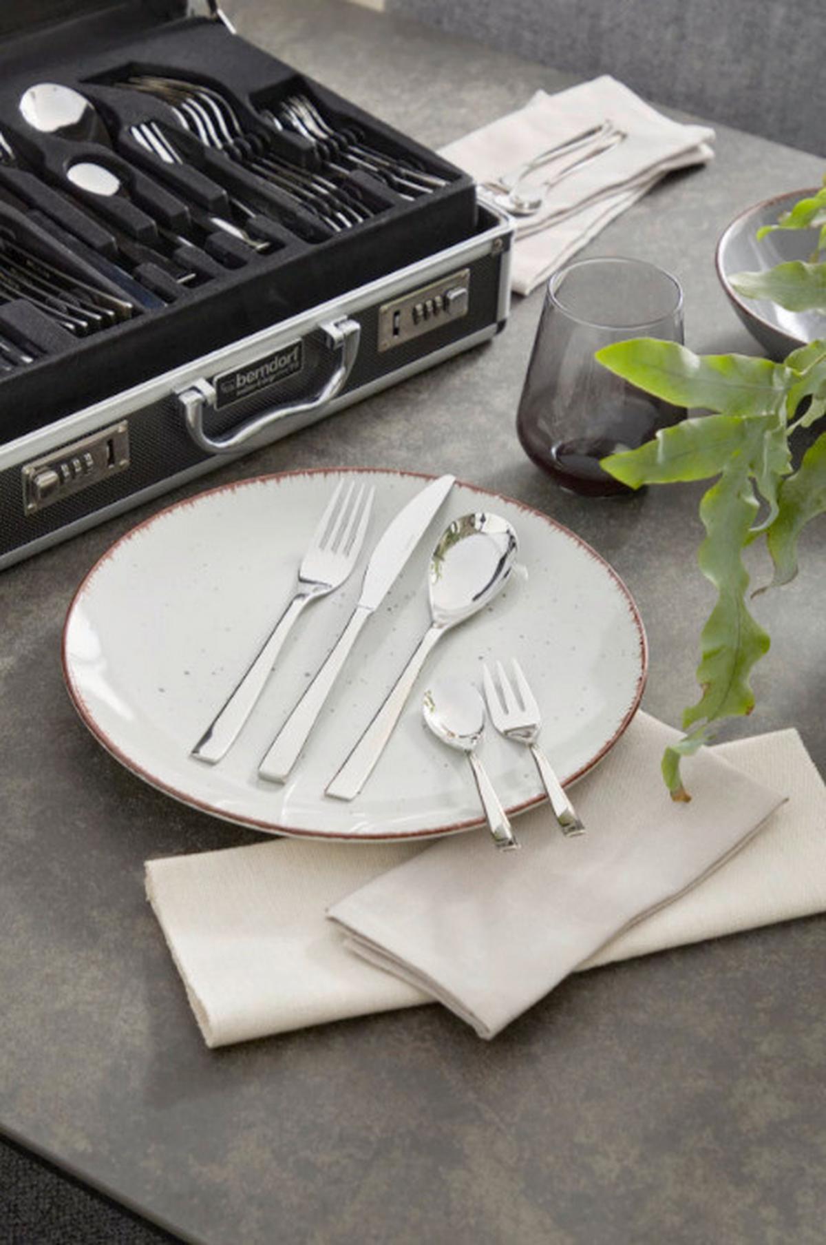 Besteckset Ottawa - Silberfarben, Basics, Metall - Collini