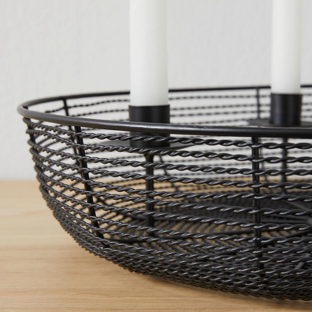 Stojan na svíčky MATILDA - Moderní, kov (36/8cm)