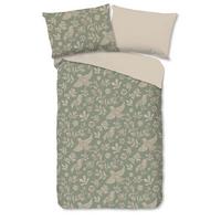 WENDEBETTWÄSCHE ODETTE - Perlmutt/Grün, Basics, Textil (140/200cm)