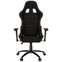 Gamingstuhl Game Force Schwarz mit Wippfunktion - Schwarz/Weiß, Basics, Kunststoff/Textil (72/140/63cm) - MID.YOU