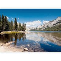 Fototapete TENAYA LAKE B/H: ca. 300x210 cm - Multicolor/Weiß, LIFESTYLE, Textil (300/210cm) - artgeist