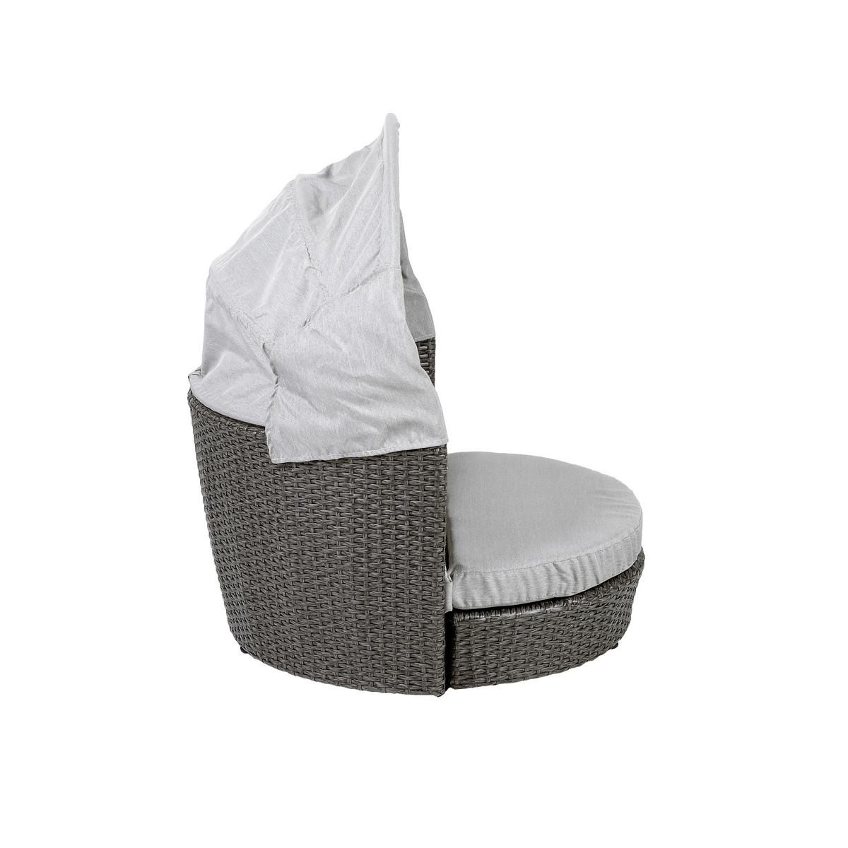 Hundesofa D: 100 cm Anthrazit/Grau mit Kissen - Anthrazit/Grau, Basics, Kunststoff/Textil (100/100/100cm) - Greemotion