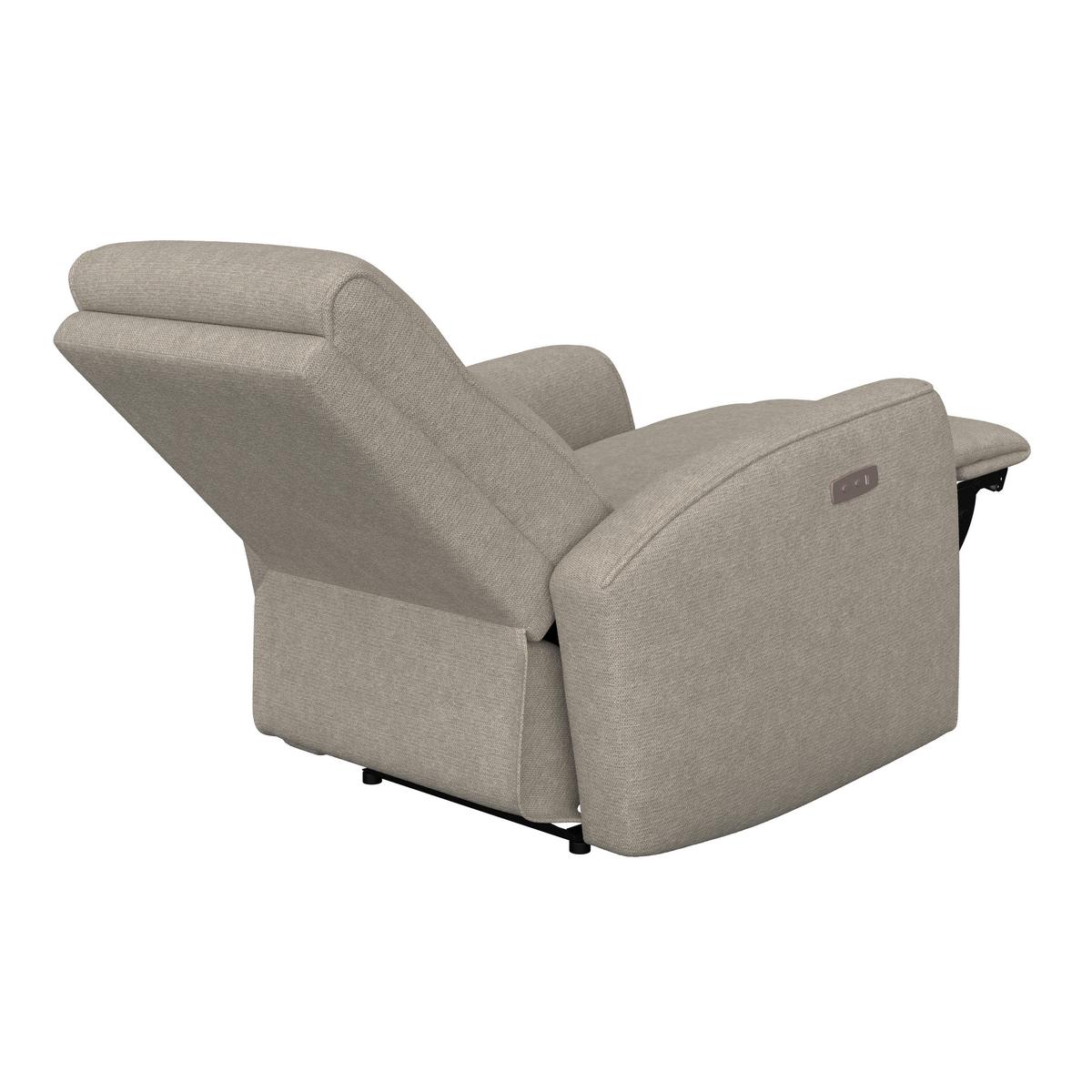 Tv-fotel Leon - világosbarna, Basics, műanyag/textil (80/102/96cm) - Best Price
