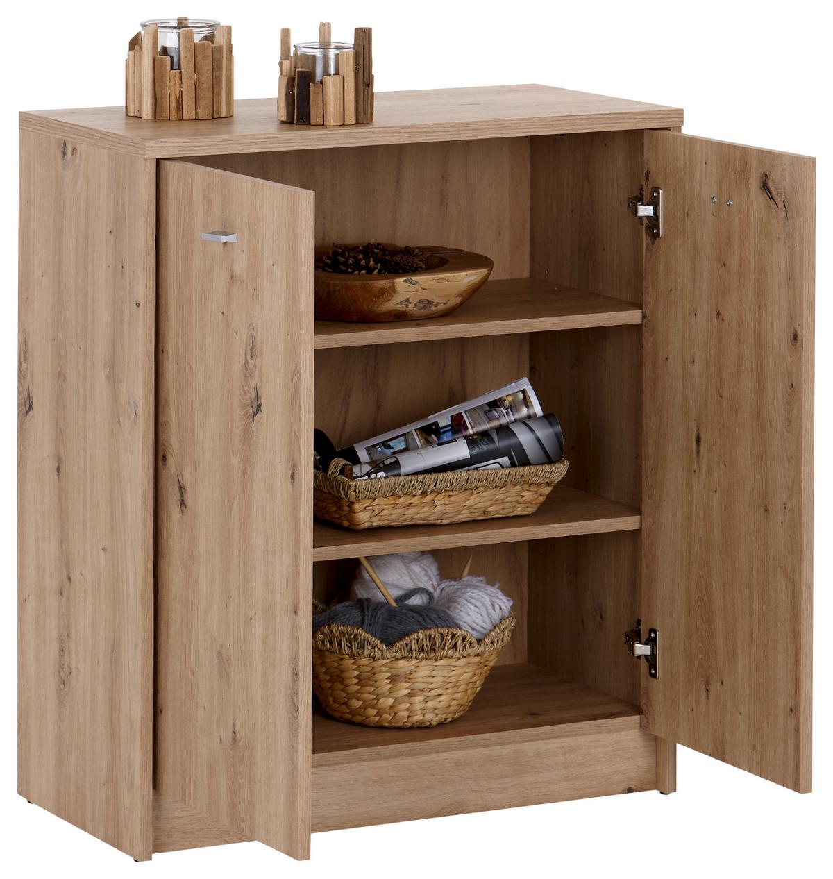 Kommode B: 74 cm 4-You New Eiche Artisan Dekor - Eiche Artisan, MODERN, Holzwerkstoff (74/85,4/34,6cm)