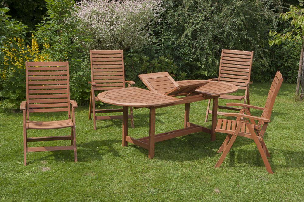 Gartensessel Klappbar La Plata Eukalyptusholz - Akaziefarben, ROMANTIK / LANDHAUS, Holz (63/114/95cm) - Gardenson