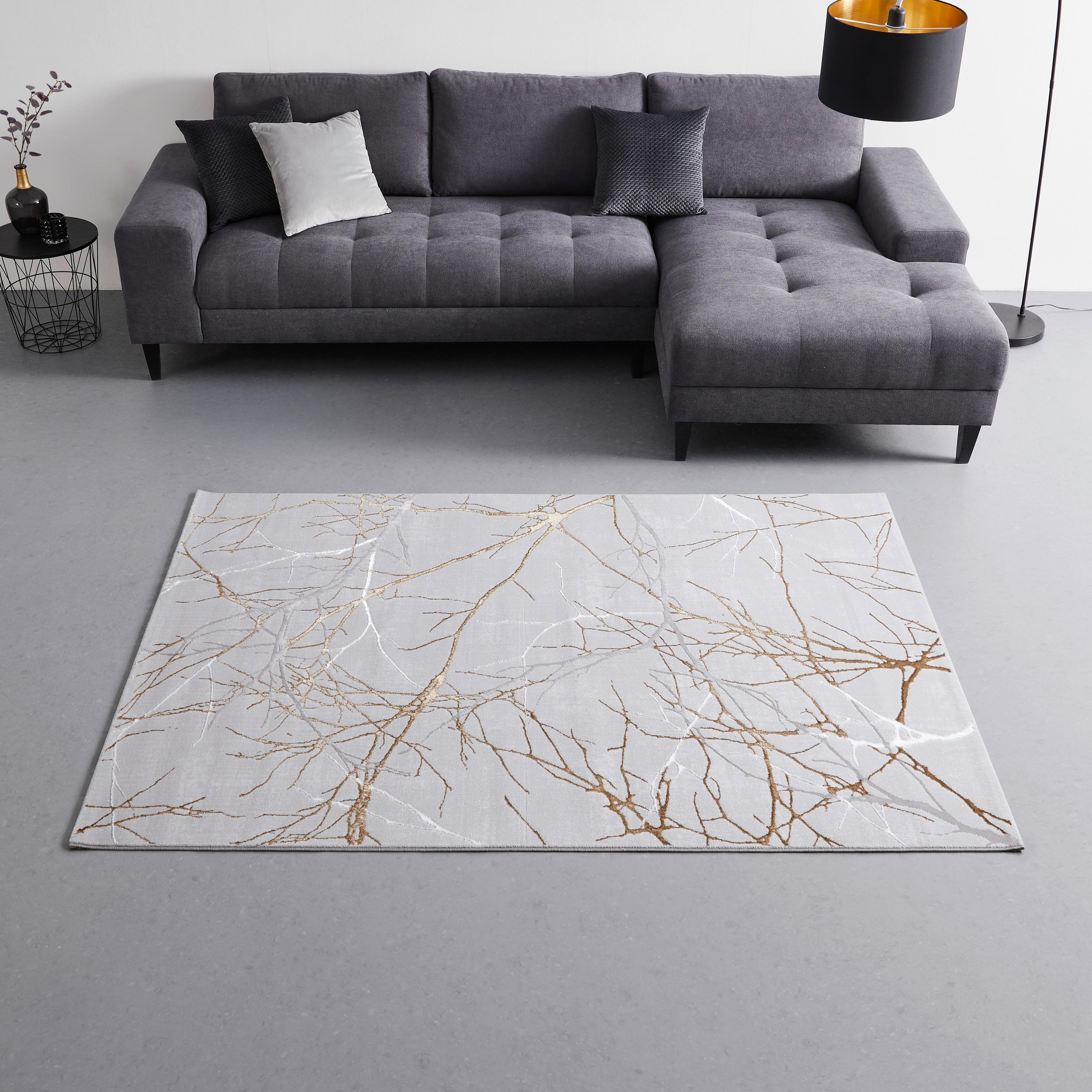 Tkaný koberec CREATION, š/d: 120/170cm - šedá, Moderní, textil (120/170cm) - Mömax