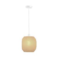 Hängeleuchte Meda H: 30 cm 1-Flammig - Weiß, Trend, Glas (22/30/22cm) - Kayoom