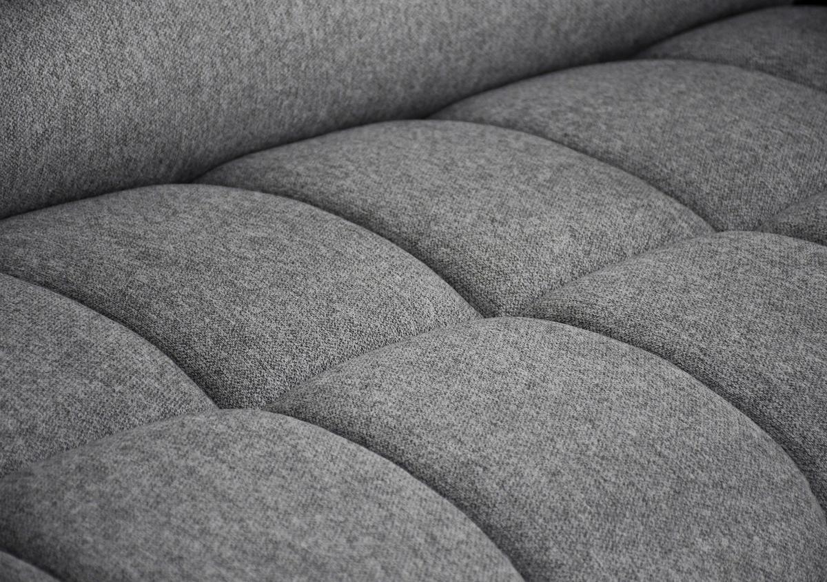 Sarokkanapé Vienna L Ecke - világosszürke/fekete, Trend, műanyag/textil (203/263cm)