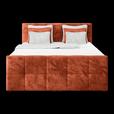 Boxspringbett mit Topper und Bettkasten 180x200 cm Medino - Rostfarben, KONVENTIONELL, Holz/Holzwerkstoff (180/200cm) - Luca Bessoni