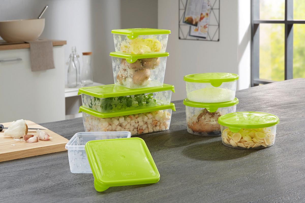 Frissentartó Doboz Sonja "TOP ÁR" - áttetsző/zöld, Konventionell, műanyag - Best Price