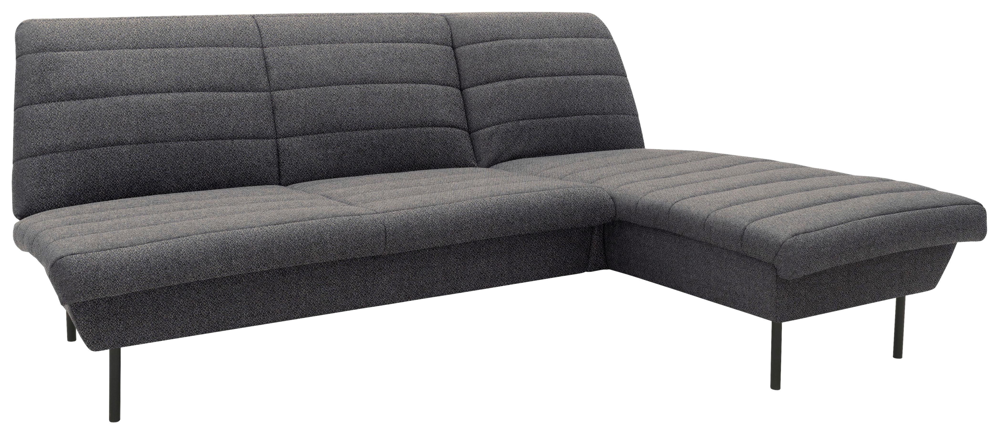 Ecksofa Looks Ix Anthrazit - Blaugrau/Schwarz, Design, Textil (214/168cm) - LOOKS by W.Joop