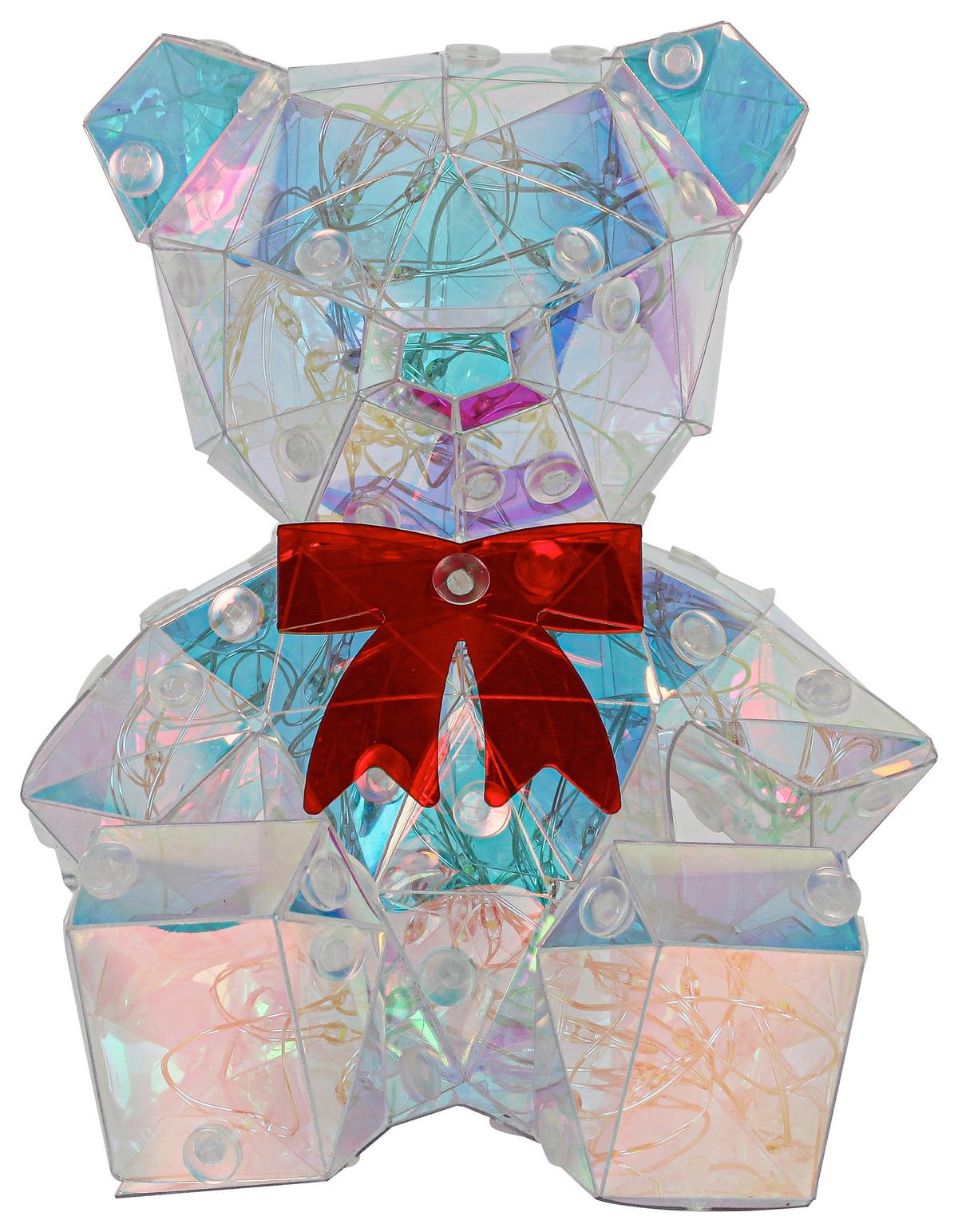 DEKORAČNÉ LED SVIETIDLO GIGA - priehľadné/perleťová, Modern, plast (11/11,5/13,5cm) - Mömax