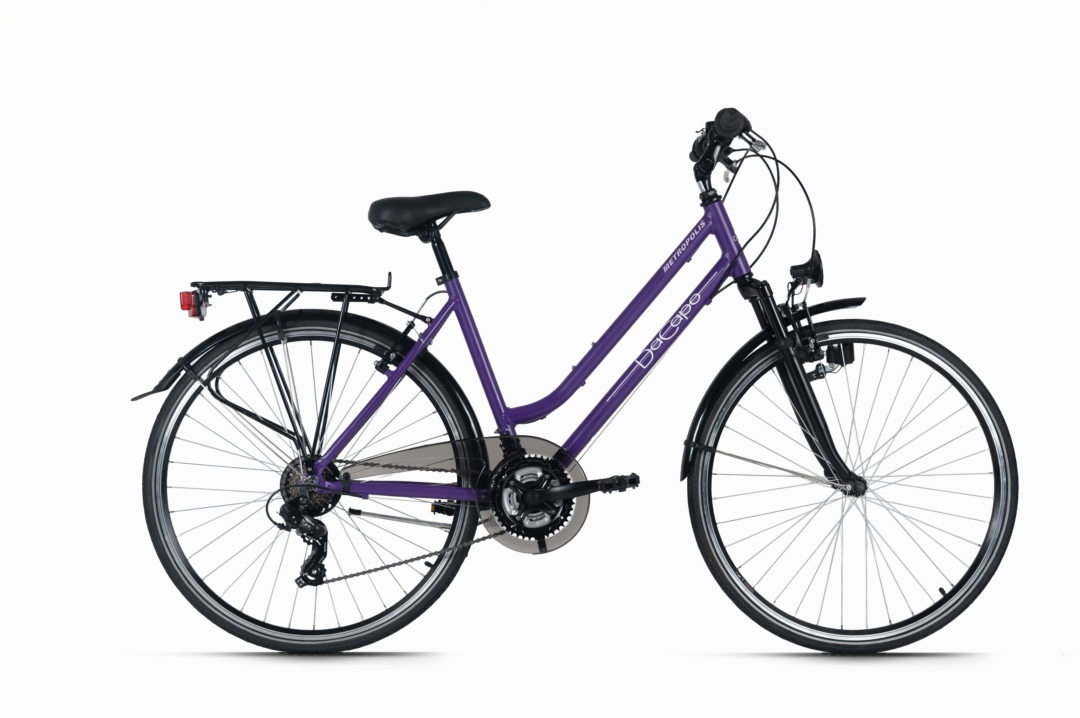 Trekkingrad lila - Lila, Basics, Metall (25cm)