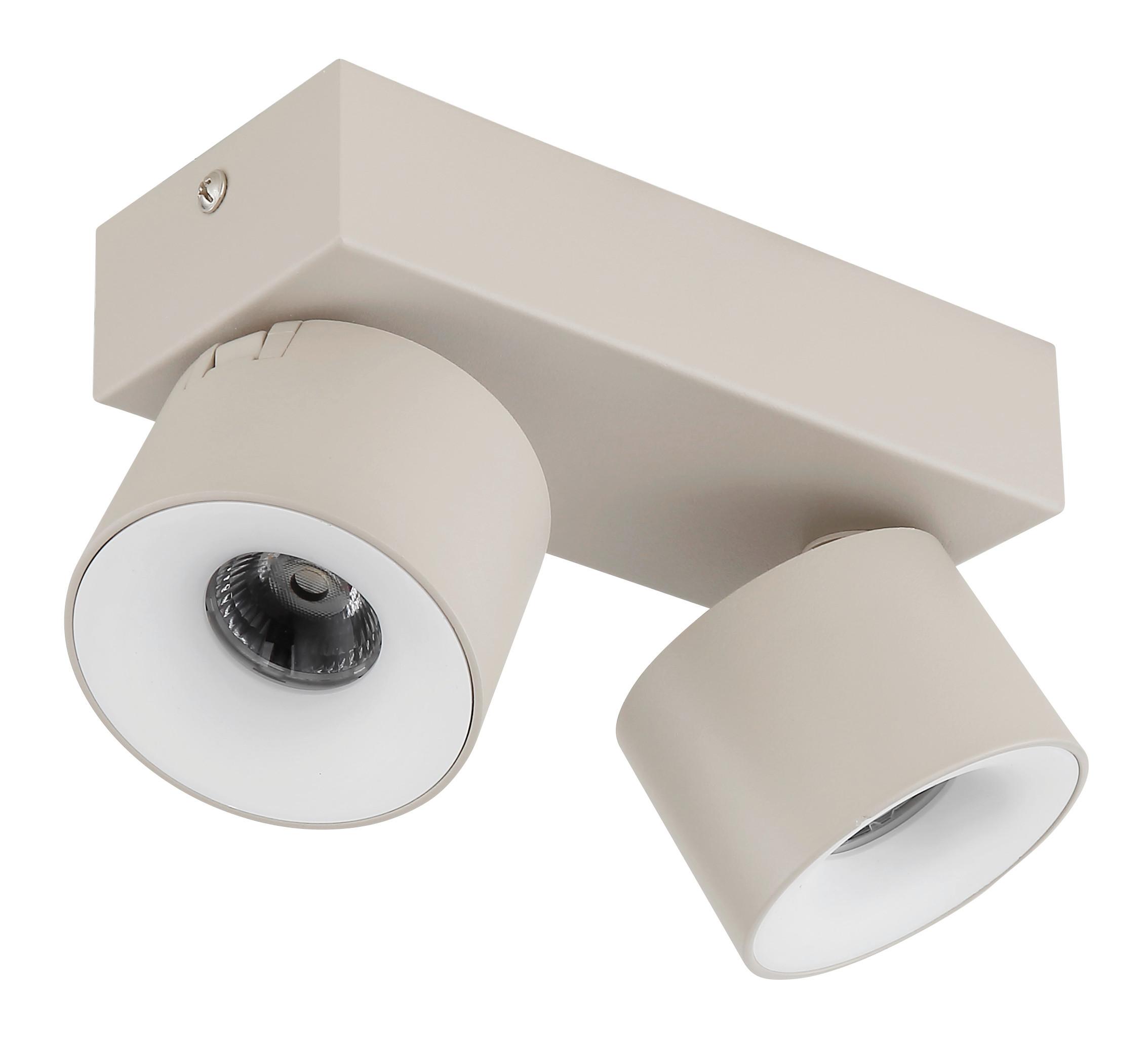 LED ZÁŘIČ RAE - bílá/průhledné, Design, kov/plast (20.5/7.2/12cm) - Globo